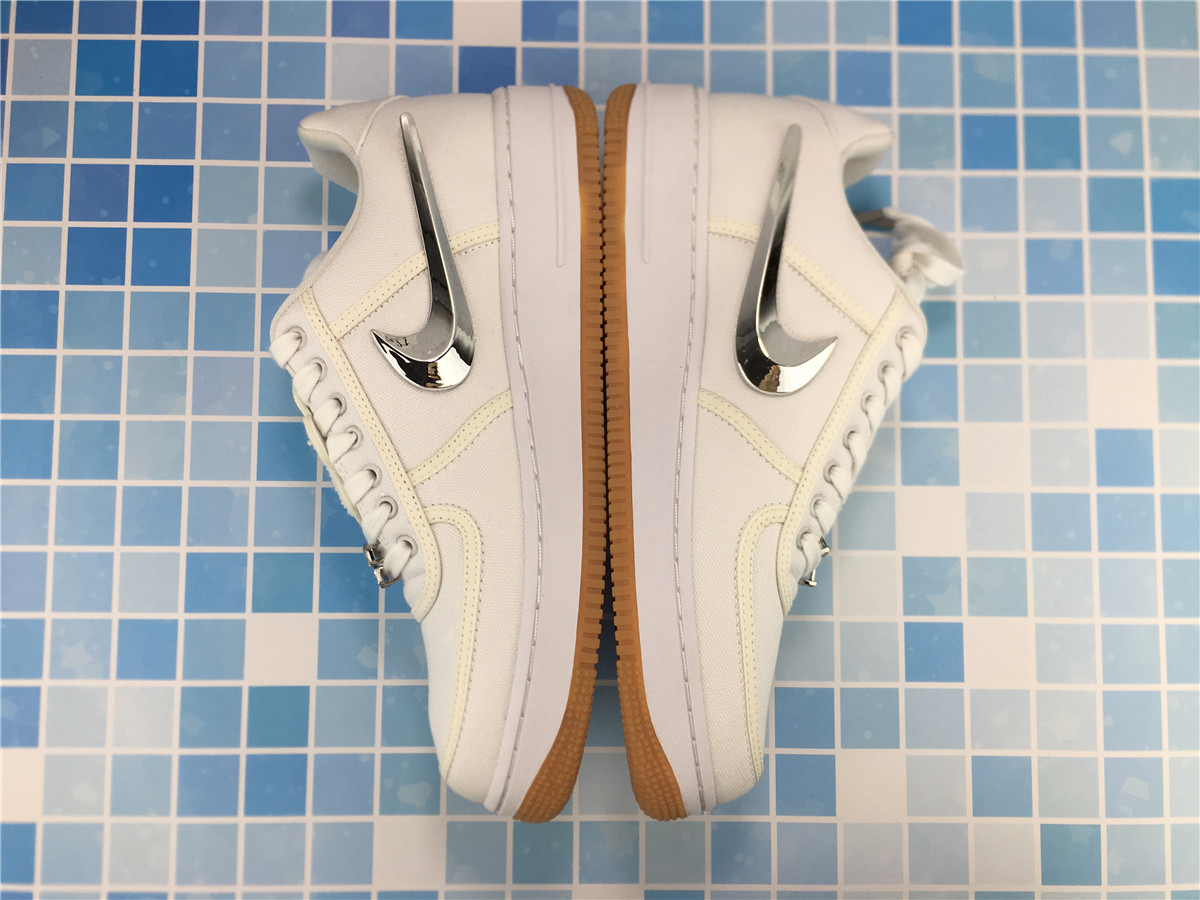 Travis Scott x Nike Air Force 1 Low Travis Scott-White AQ4211 10